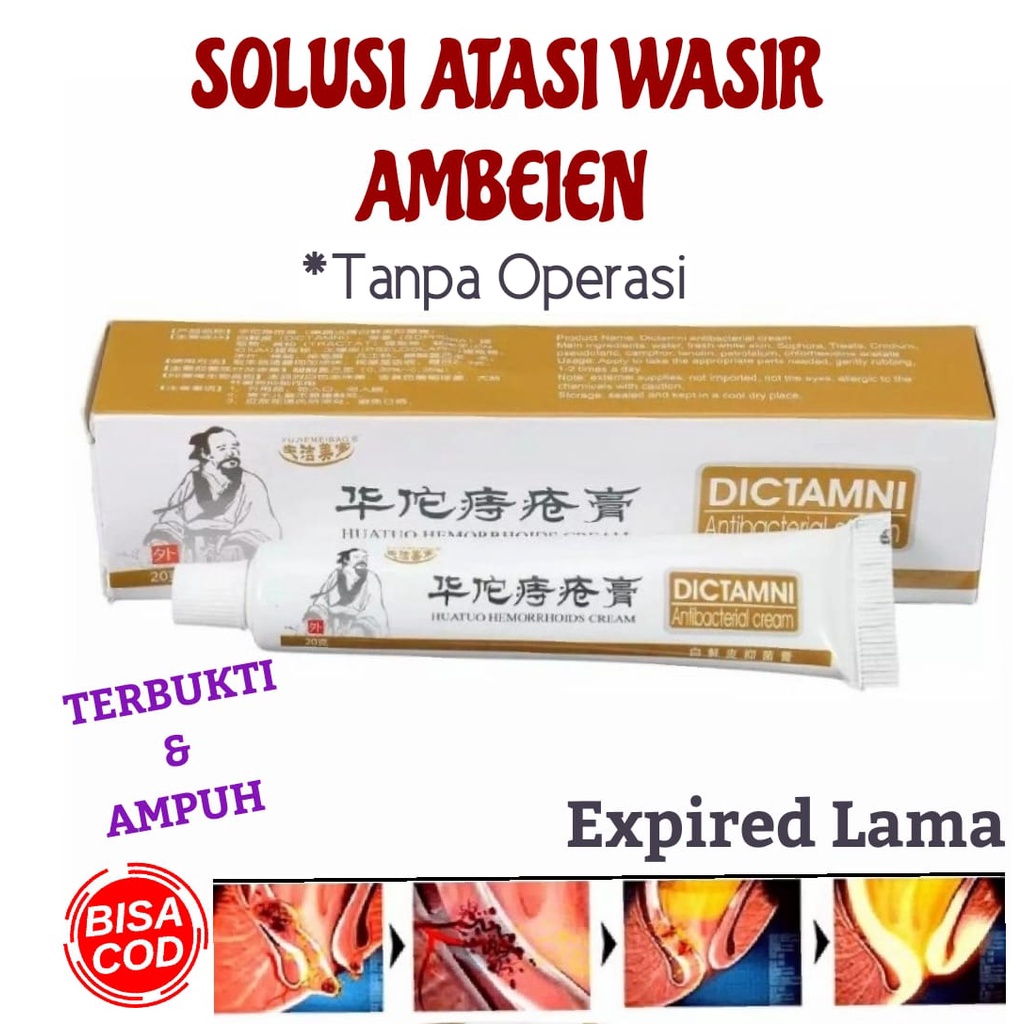Salep Wasir Ambeien Cream Ampuh Mengatasi Benjolan Berdarah Cepat Tanpa Operasi Herbal Original COD