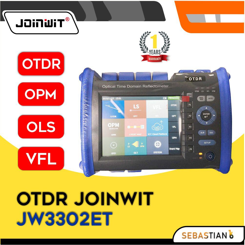 Jual OTDR Joinwit JW3302ET Fiber Optik Optical Domain Reflectometer ...