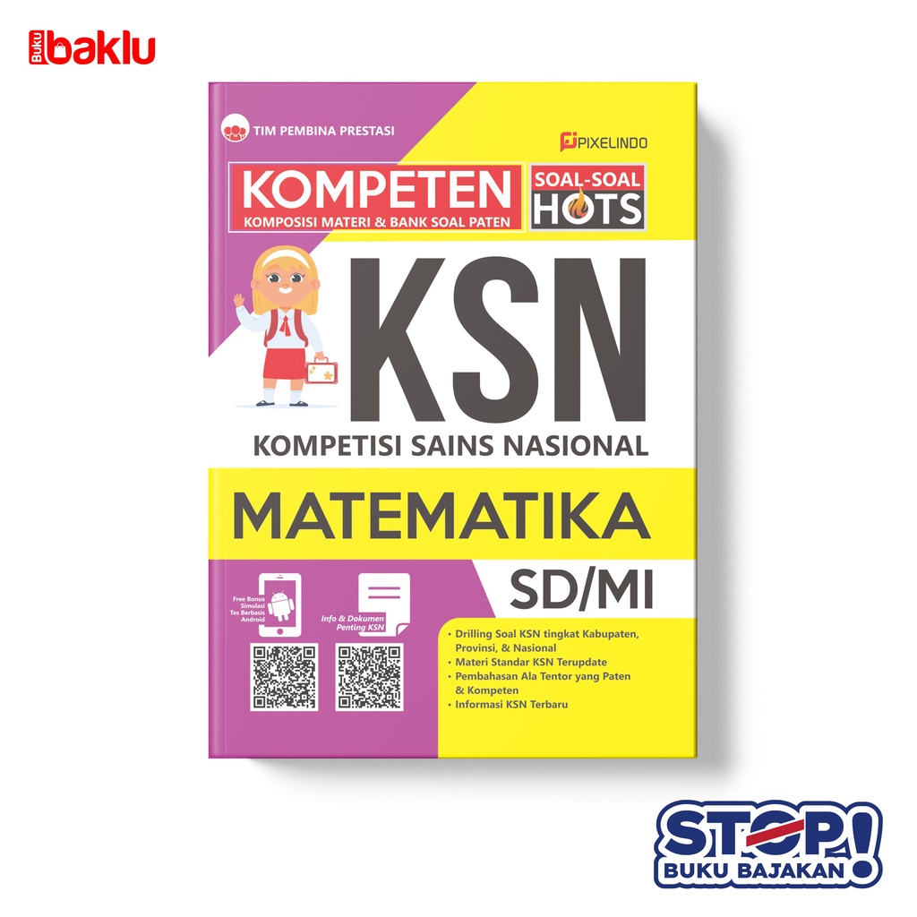 Jual TERBARU BUKU KOMPETEN PATEN KOMPETISI SAINS NASIONAL MATEMATIKA SD ...