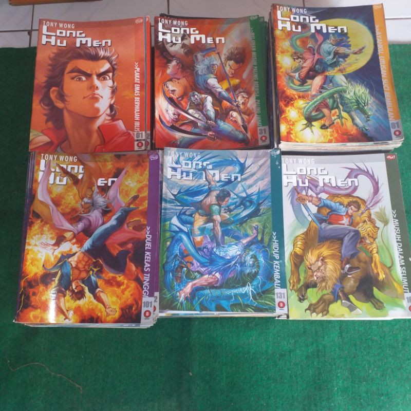 Jual Long Hu Men Tony Wong Paket Komik Cergam Cerita Bergambar