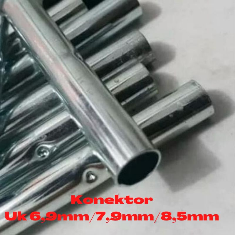 Jual konektor sambungan tengah/konektor frame/besi penyambung/soket ...