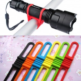 5Pcs Bikes Light Replacement Mount Silicones Band Elastics Belt Tie Flashlight Stand Bandages Fixing Bandages Belt