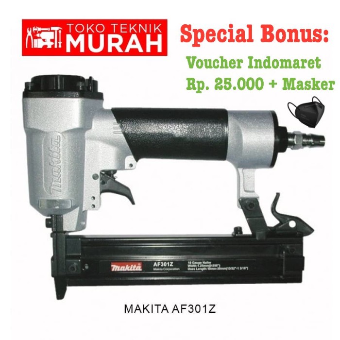 Jual Makita AF 301 Z / AF301Z Mesin Paket Tembak Kompresor Pneumatic ...