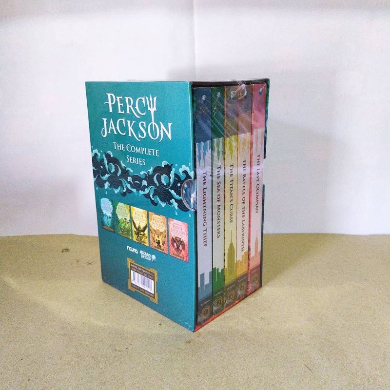 Jual BOXSET PERCY JACKSON AND THE OLIMPIANS. The Complete Series. Rick Riordian. | Shopee Indonesia