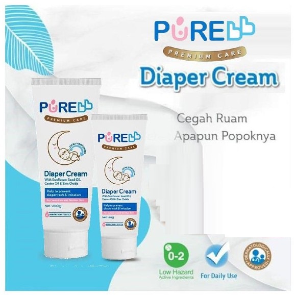 Jual PURE BABY DIAPER CREAM / Cream Popok Bayi | Shopee Indonesia