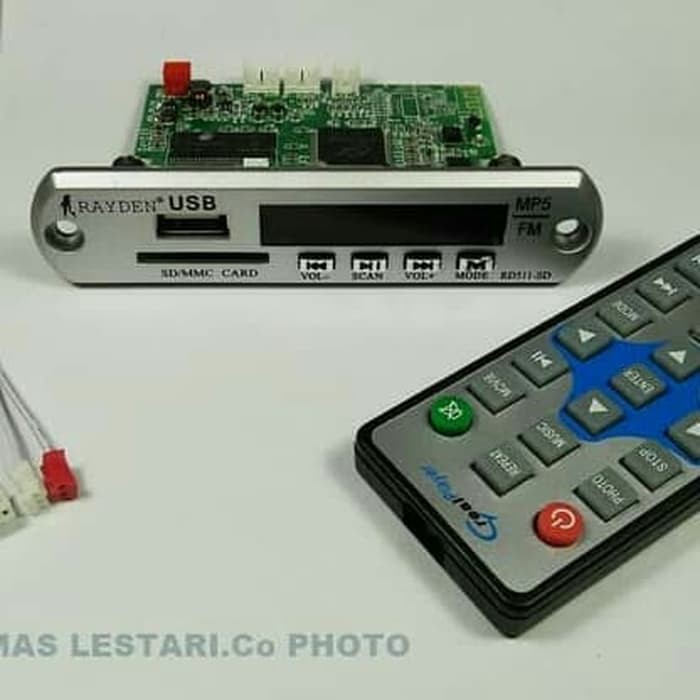 Jual Modul kit Rayden 12v/USB, MMC, Digital Video Player MP3, MP4, MP5