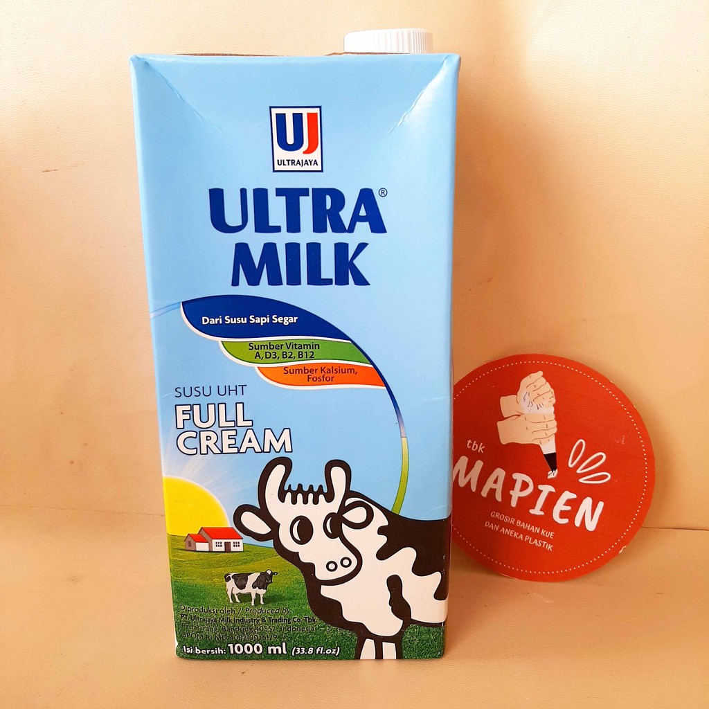 Jual SUSU ULTRA MILK UHT SUSU 1 LITER | Shopee Indonesia