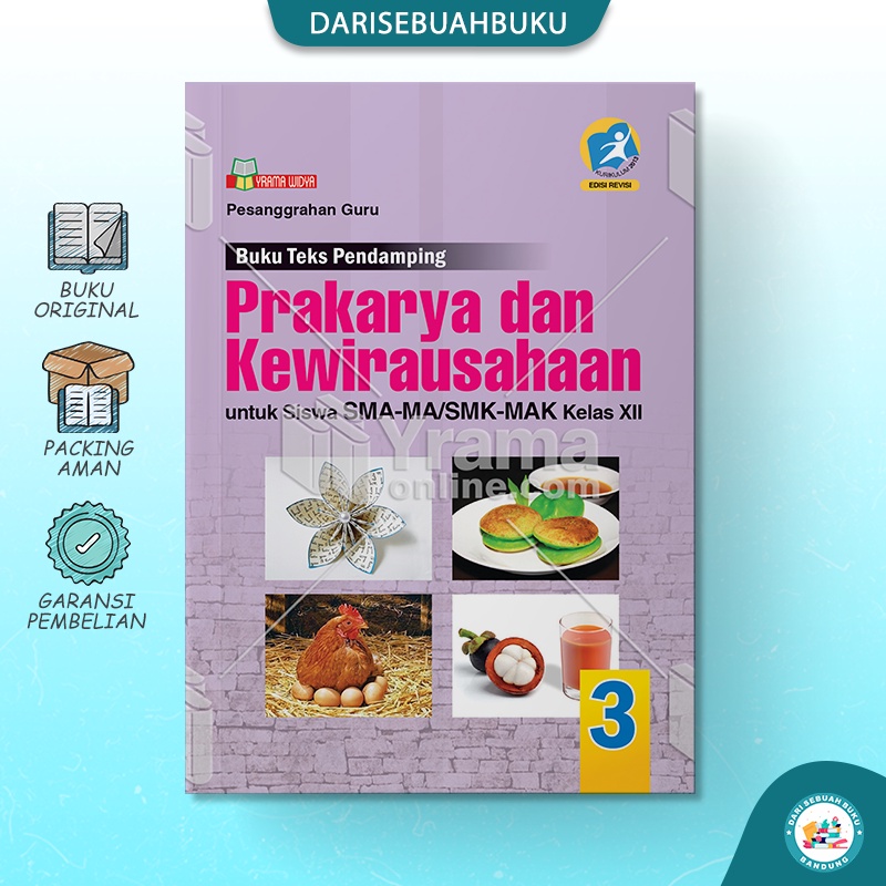 Jual Buku PRAKARYA & KEWIRAUSAHAAN Untuk SMA-SMK Kelas XII WAJIB ...