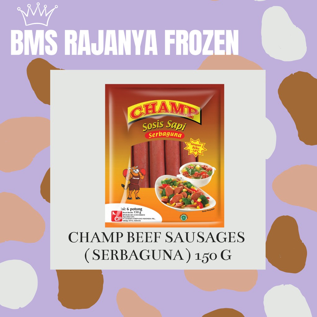 Jual CHAMP BEEF SAUSAGES ( SERBAGUNA ) 150 G | Shopee Indonesia