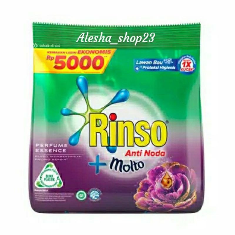 Jual RINSO DETERJEN ANTI NODA KEMASAN EKONOMIS 250g | Shopee Indonesia