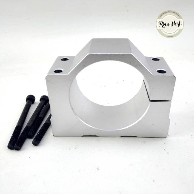 Jual Aluminium klem Bracket spindle diameter 65mm untuk Trimmer ...