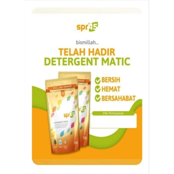Jual SPR 45 Detergent ramah lingkungan | Shopee Indonesia