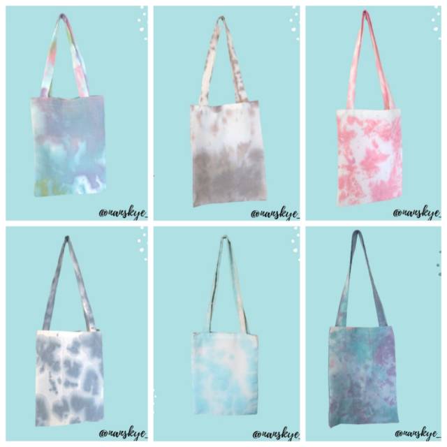 Tie dye tas sale