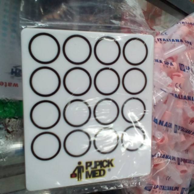 Jual Plat Widal dengan isi 16 uji Serologi dan Bakteri | Shopee Indonesia