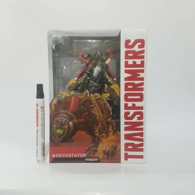 Jual mainan action figure decepticon devastator transformers by hasbro ...