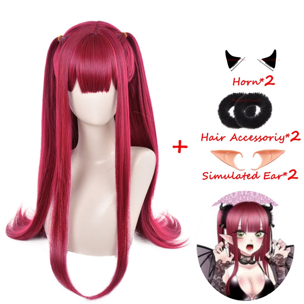 Jual Anime My Dress Up Darling Cosplay Marin Kitagawa Rizu Kyun Wig My Dress Up Darling Red 3646