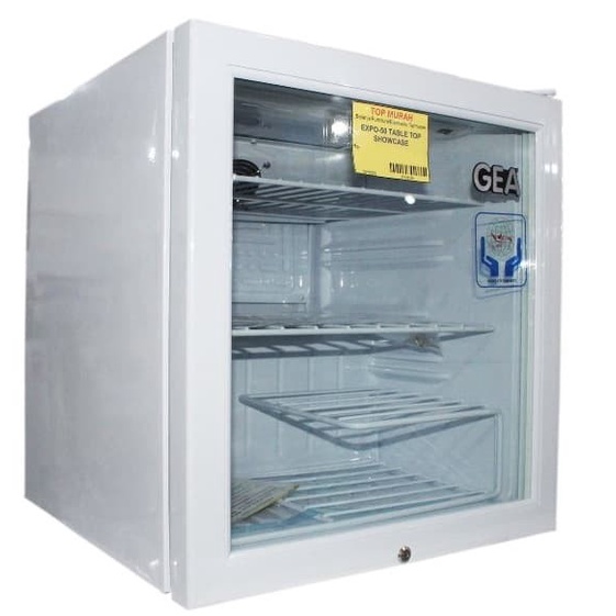 Jual Showcase Gea Expo 50 Display Cooler Kulkas Minuman Mini Low Watt ...