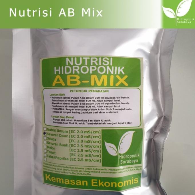 Jual Pupuk Nutrisi Hidroponik Sayuran Daun Ab Mix Sayuran Daun Hds