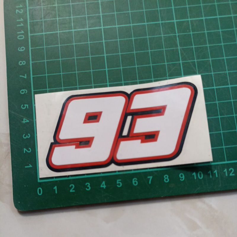 Jual sticker 93 Marquez cutting stiker | Shopee Indonesia
