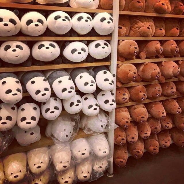 Jual Miniso We Bare Bears Boneka We Bare Bears Ori China Miniso