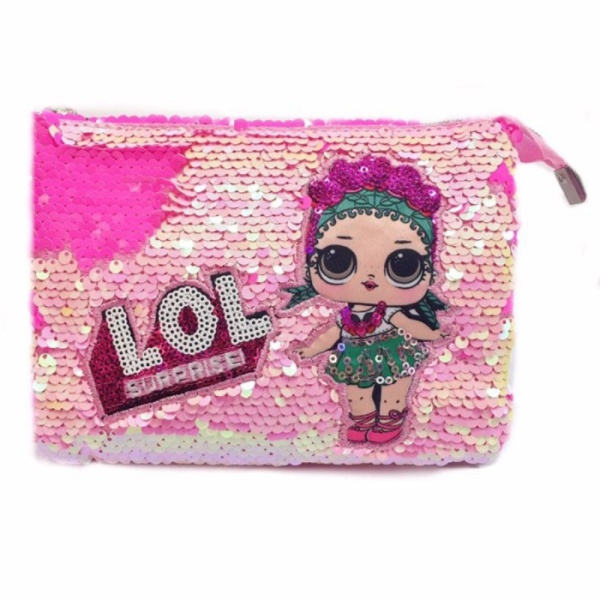 Jual Jual Tas Selempang / Dompet Anak LOL Sequin Usap Payet Manik2 ...