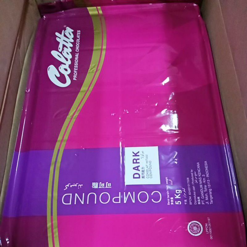 Jual Colatta Dark Coklat Compound 5 Kg | Shopee Indonesia
