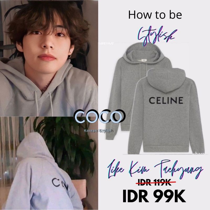 Jual READY Hoodie BTS V Louis VUITTON free gift!!!