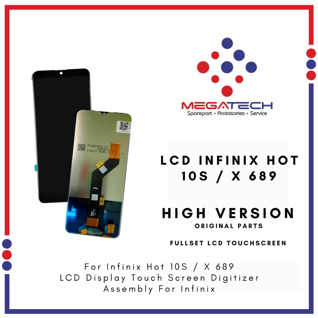 Jual Lcd Infinix Hot 10s X689 Fullset Touchscreen Shopee Indonesia 