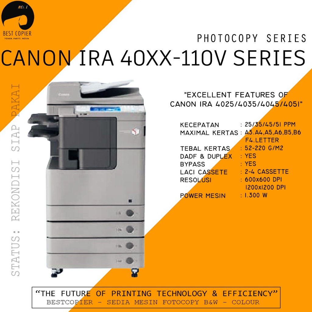 Jual mesin fotocopy canon ir advance 4035 4235 110v Shopee Indonesia