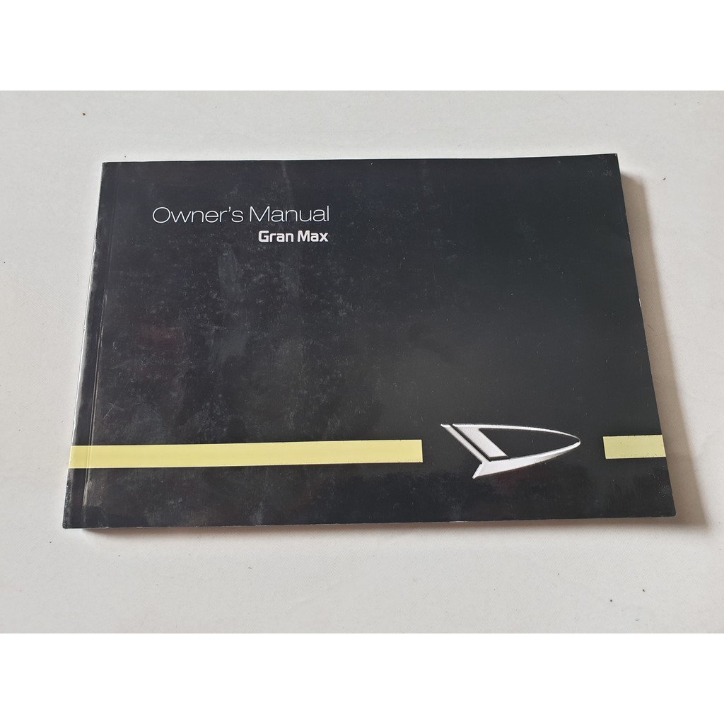 Jual Manualbook Daihatsu GrandMax / Manual Book Daihatsu GrandMax / Buku Manual Kendaraan