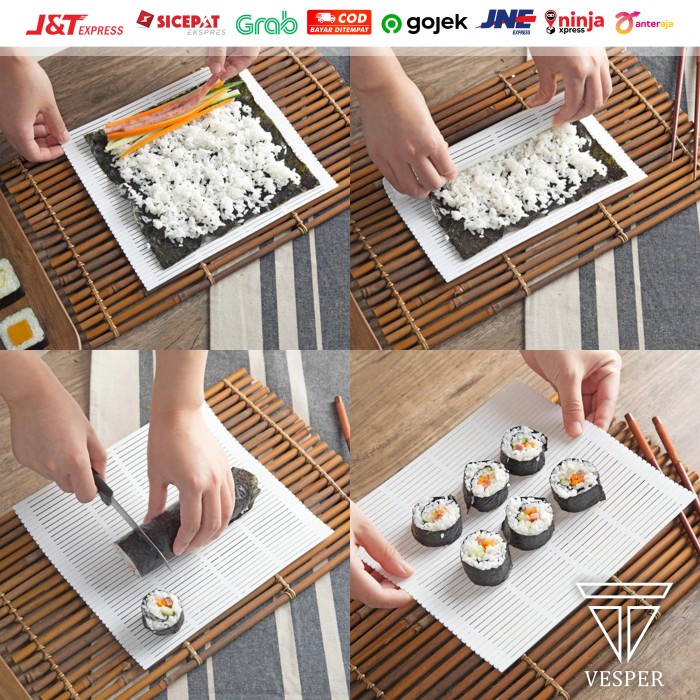 Jual Roller-Maker-Sushi- Nori Seaweed Sushi Roll Maker / Roll Sushi ...