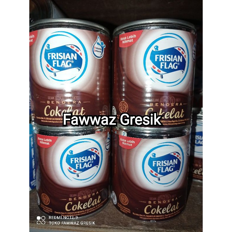 Jual Bendera Cokelat Coklat Frisian Flag Susu Kental Manis Kaleng Skm