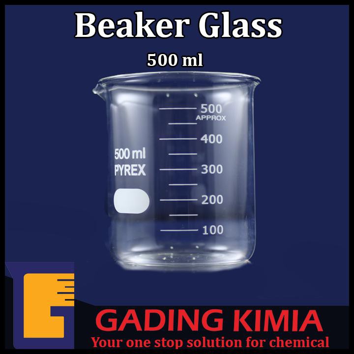 Jual Beaker Glass 500ml Gelas Ukur 500ml Gelas Kimia Shopee Indonesia 8270