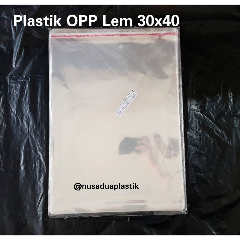 Jual Plastik OPP Lem 30x40 Pembungkus Baju Snack | Shopee Indonesia