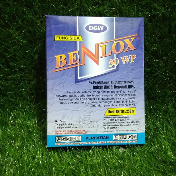 Jual BENLOX 50 WP isi 250 gram/Fungisida Sistemik bersifat protektif ...