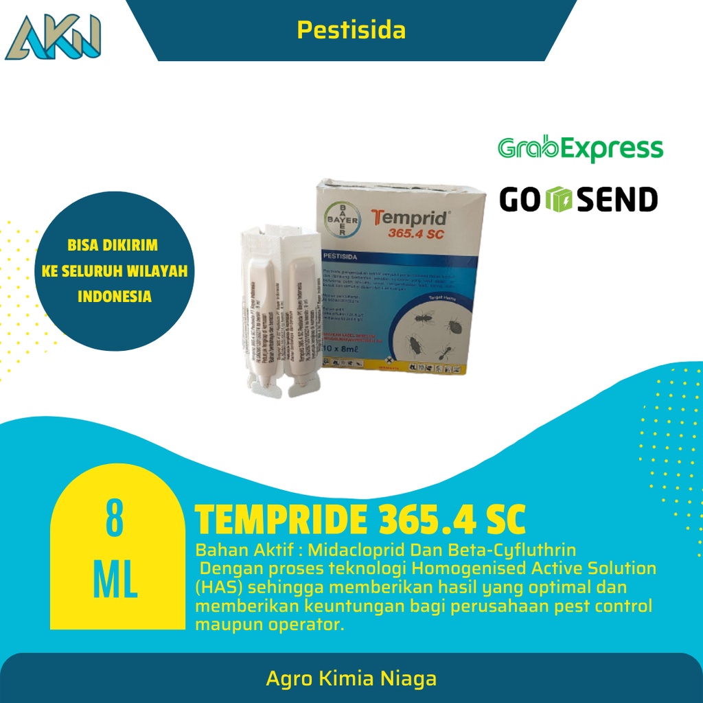 Jual Basmi Serangga Rumah Temprid 365.4 SC 8ml | Shopee Indonesia
