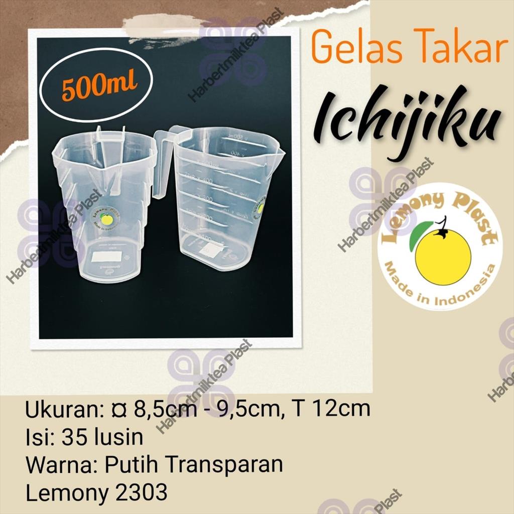 Jual Gelas Ukur 500ml Ichijuku Gelas Takaran Airgelas Takar Plastik Shopee Indonesia 5164