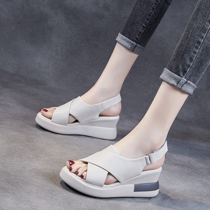 Sandal wedges di on sale shopee