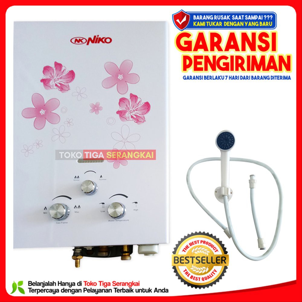 Jual Alat Mesin Pemanas Penghangat Air Mandi Niko Gas Water Heater Pemanas  Air Nk 6L Termurah Terlariss | Shopee Indonesia
