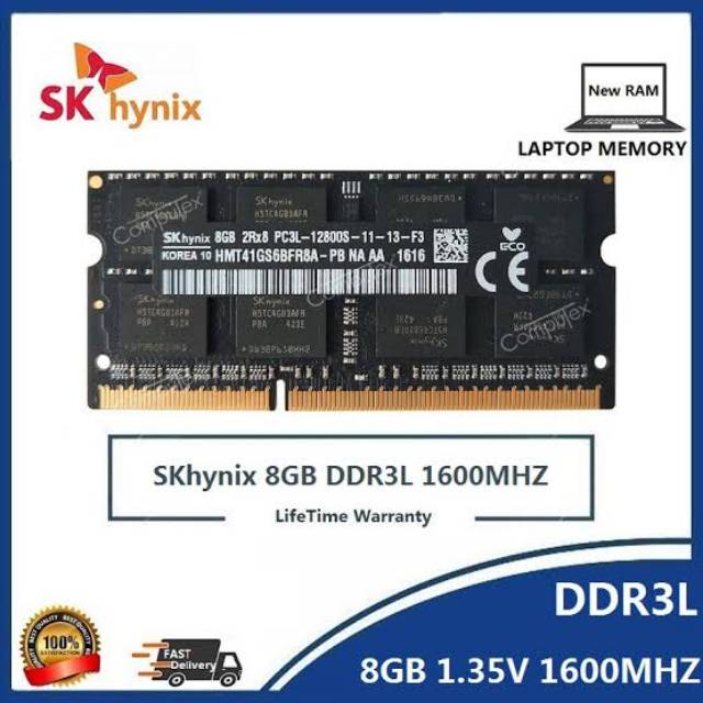 Jual Promo!! Kirim setiap hari Ram Memori laptop 8GB DDR3L Sodim