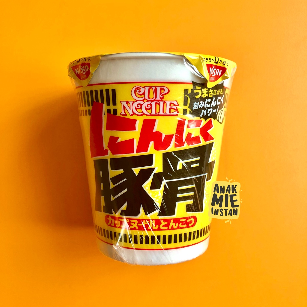 Jual Nissin Cup Noodle Garlic Tonkotsu Edisi Jepang Shopee Indonesia