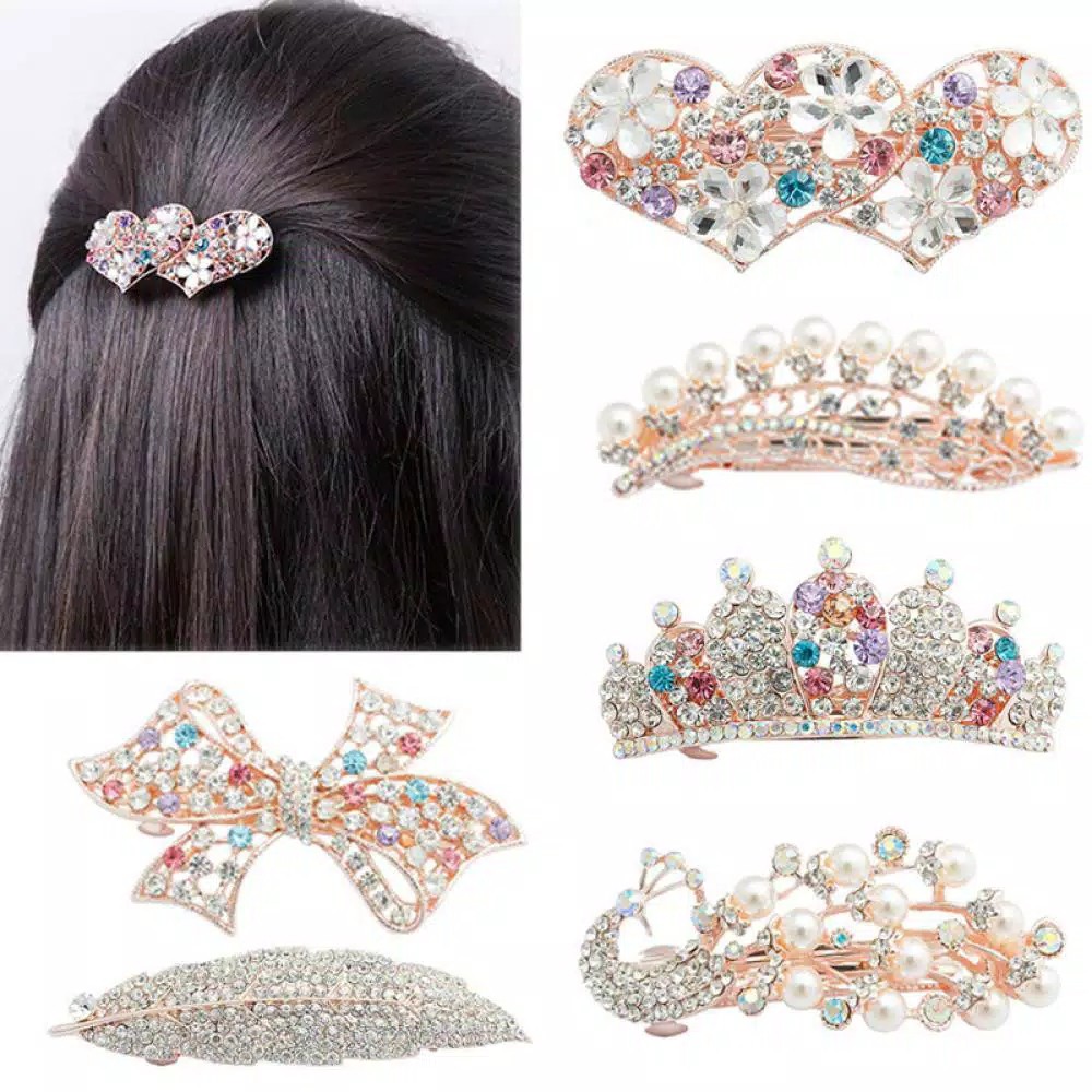 Jual Jepit Rambut Aksesoris rambut cantik dan elegan murah | Shopee ...