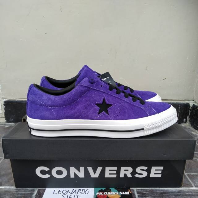 Jual Converse One Star Suede Court Purple 45th Anniversary