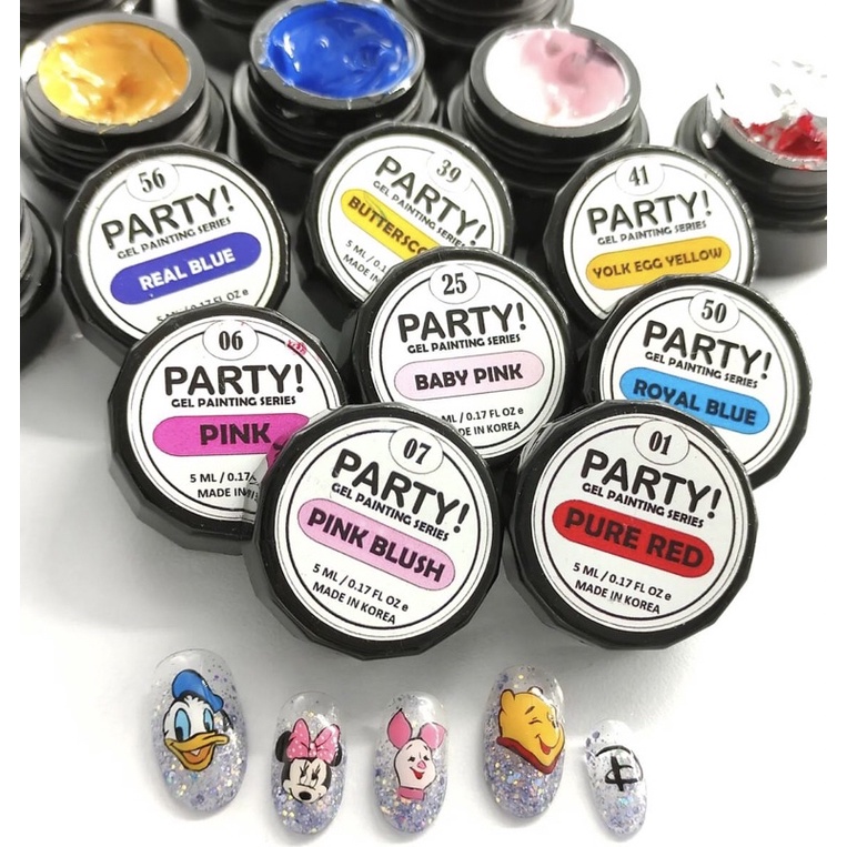 Jual UV GEL PAINTING PARTY HALAL KUTEK GEL POT Shopee Indonesia