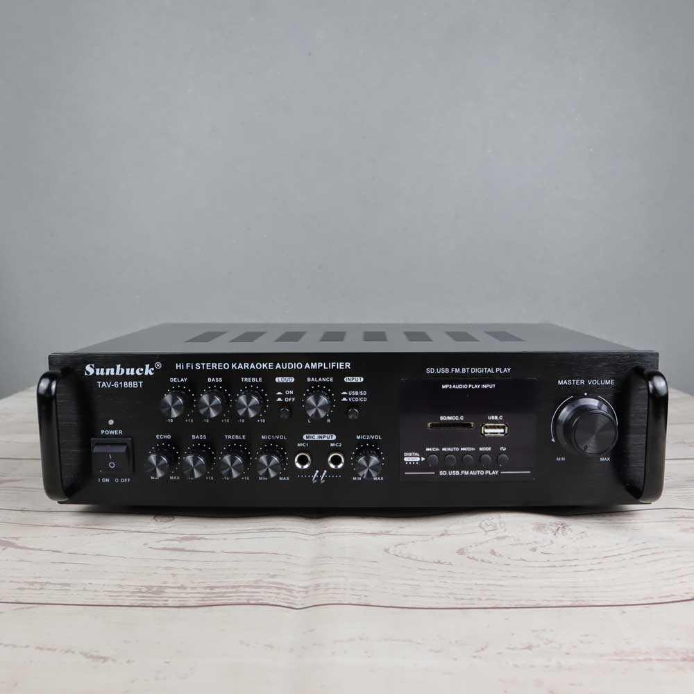 Jual Sunbuck TAV-6188 - Bluetooth EQ Audio Amplifier Home