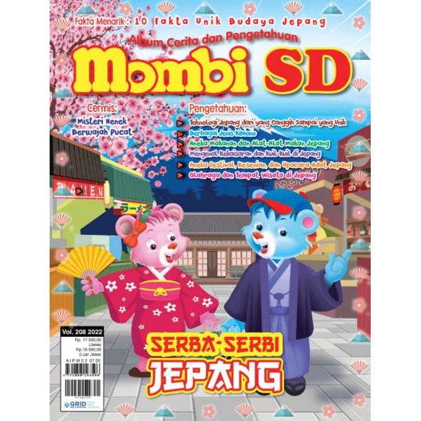 Jual Majalah Anak Mombi SD No. 208 Edisi Juli 2022 | Shopee Indonesia