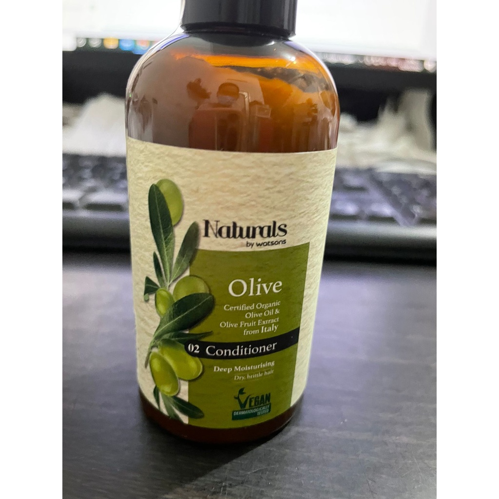 Jual NATURALS BY WATSONS OLIVE CONDITIONER 100 ML(BOTOL KECIL) | Shopee ...
