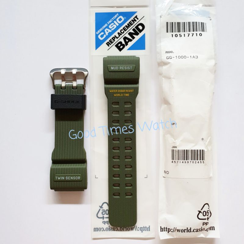 STRAP G SHOCK GG 1000 1A3 GG 1000 Casio Original