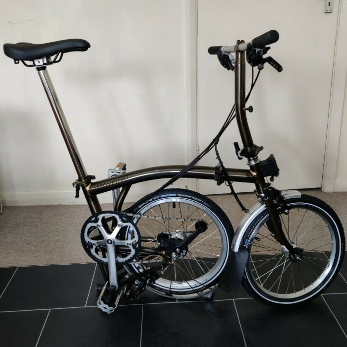 Jual Brompton C Line S6L Gloss Black Lacquer Explore Low Rise