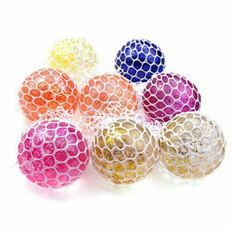 Jual Mainan Squishy Stress Ball/ Squishy Anggur/ Squishy Mess Ball Anti ...